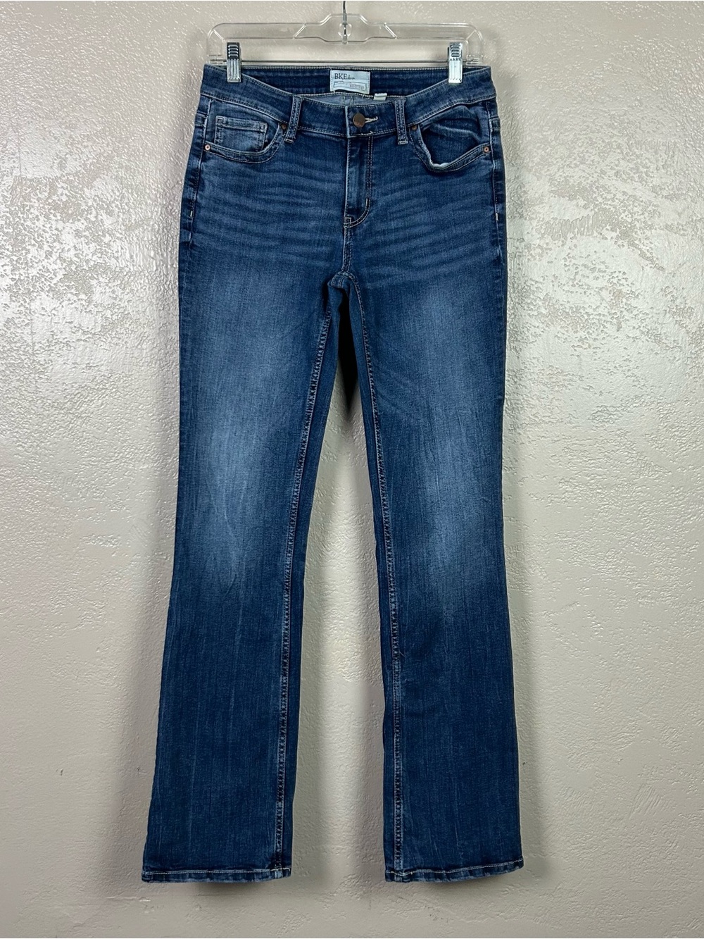 BKE Women's Bootcut Jeans in Dark Blue Wash